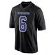 Camden Brown Dallas Cowboys ＃6 Game Men's Black Carbon Fashion Jersey
