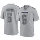 Camden Brown Dallas Cowboys ＃6 Game Men's Gray Atmosphere Fashion Jersey
