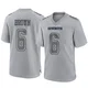 Camden Brown Dallas Cowboys ＃6 Game Youth Gray Atmosphere Fashion Jersey