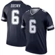 Camden Brown Dallas Cowboys ＃6 Legend Men's Navy Jersey
