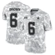 Camden Brown Dallas Cowboys ＃6 Limited Men's Arctic Camo 2024 Salute to Service Jersey