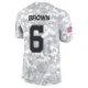 Camden Brown Dallas Cowboys ＃6 Limited Men's Arctic Camo 2024 Salute to Service Jersey