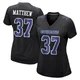 Christian Matthew Dallas Cowboys ＃37 Game Women's Black Carbon Fashion Jersey