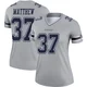 Christian Matthew Dallas Cowboys ＃37 Legend Women's Gray Inverted Jersey