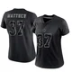 Christian Matthew Dallas Cowboys ＃37 Limited Women's Black Reflective Jersey