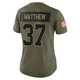 Christian Matthew Dallas Cowboys ＃37 Limited Women's Olive 2025 Salute to Service Jersey