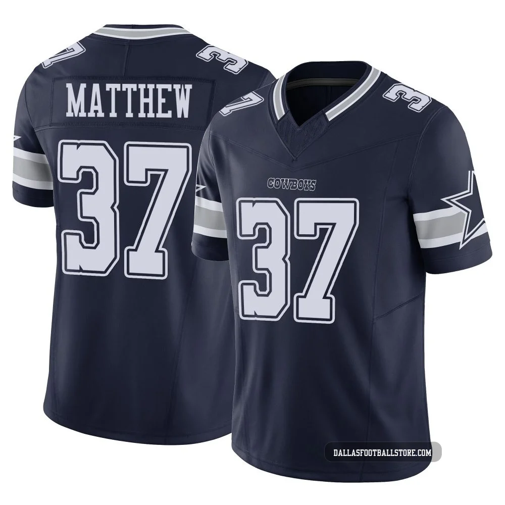 Christian Matthew Dallas Cowboys ＃37 Limited Youth Navy Vapor F.U.S.E. Jersey