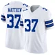 Christian Matthew Dallas Cowboys ＃37 Limited Youth White Vapor F.U.S.E. Jersey