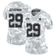 C.J. Goodwin Dallas Cowboys ＃29 Limited Women's Arctic Camo 2024 Salute to Service Jersey