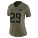 C.J. Goodwin Dallas Cowboys ＃29 Limited Women's Olive 2025 Salute to Service Jersey