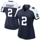 Cobie Durant Dallas Cowboys ＃2 Game Women's Navy Alternate Jersey