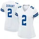 Cobie Durant Dallas Cowboys ＃2 Game Women's White Jersey