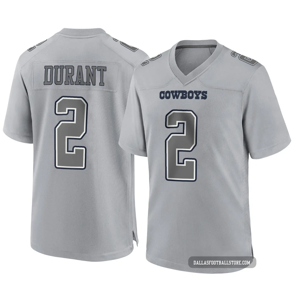 Cobie Durant Dallas Cowboys ＃2 Game Youth Gray Atmosphere Fashion Jersey