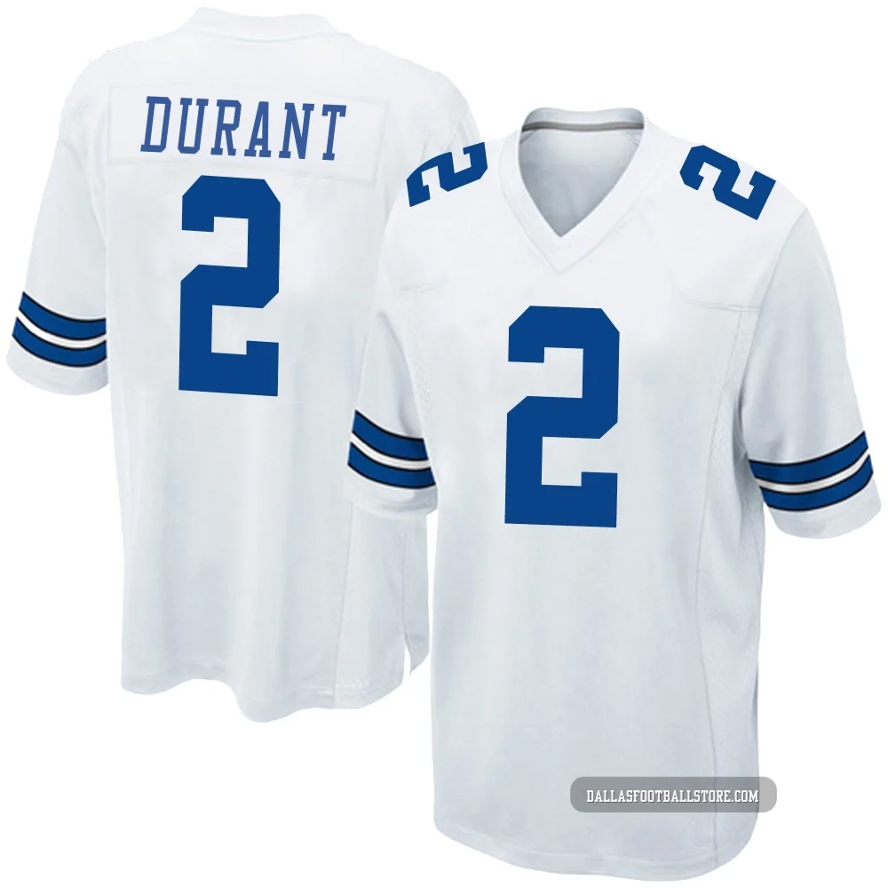 Cobie Durant Dallas Cowboys ＃2 Game Youth White Jersey