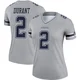 Cobie Durant Dallas Cowboys ＃2 Legend Women's Gray Inverted Jersey