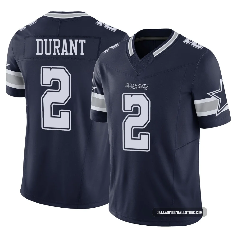 Cobie Durant Dallas Cowboys ＃2 Limited Men's Navy Vapor F.U.S.E. Jersey