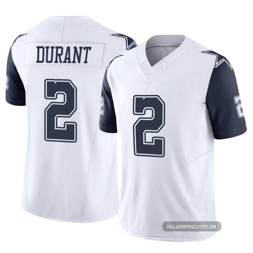 Cobie Durant Dallas Cowboys ＃2 Limited Men's White 2nd Alternate Vapor F.U.S.E. Jersey