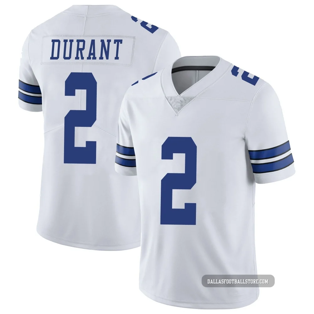 Cobie Durant Dallas Cowboys ＃2 Limited Men's White Vapor Untouchable Jersey