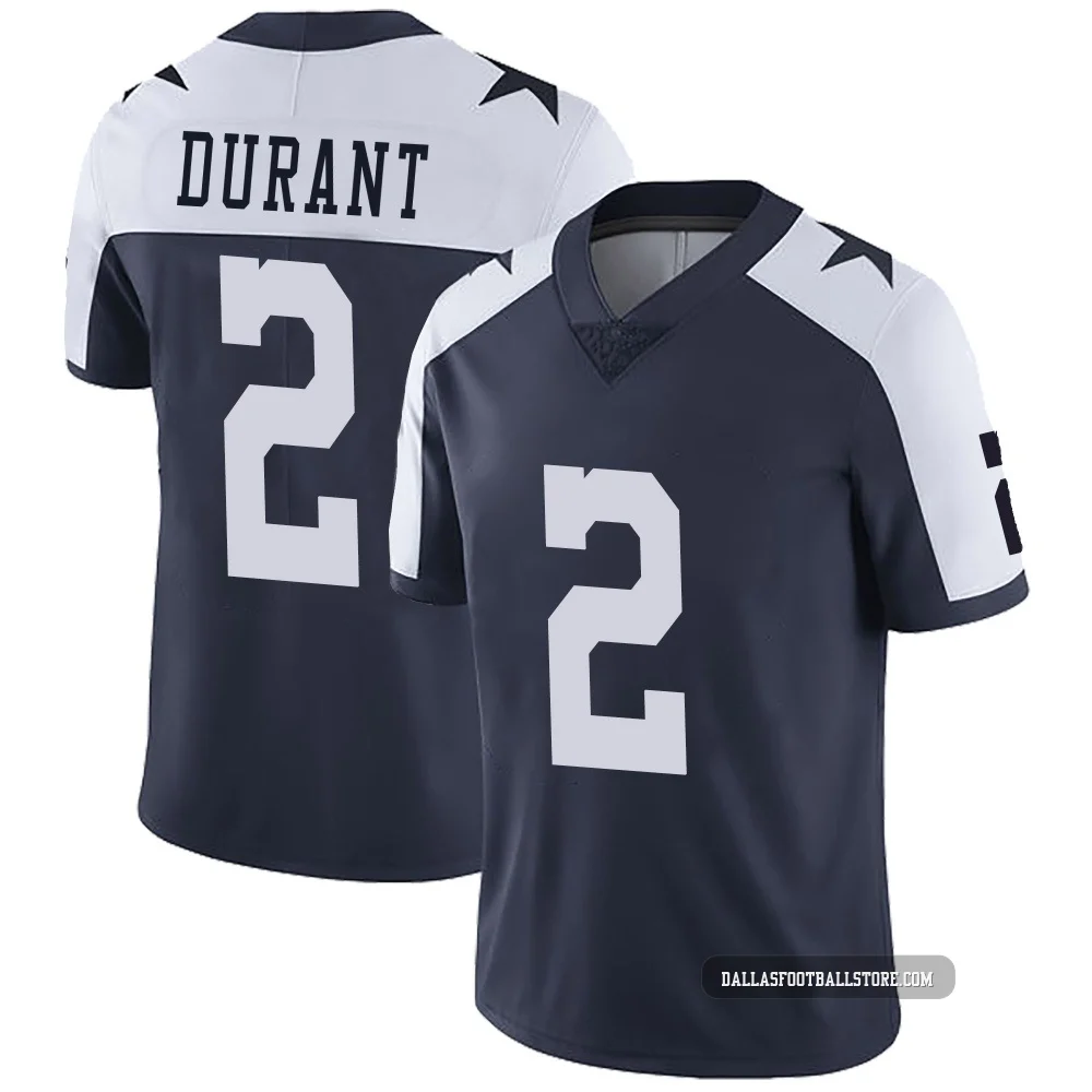 Cobie Durant Dallas Cowboys ＃2 Limited Youth Navy Alternate Vapor Untouchable Jersey