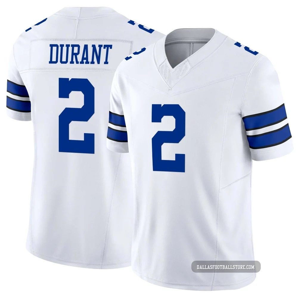 Cobie Durant Dallas Cowboys ＃2 Limited Youth White Vapor F.U.S.E. Jersey