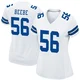 Cooper Beebe Dallas Cowboys ＃56 Game Women's White Jersey