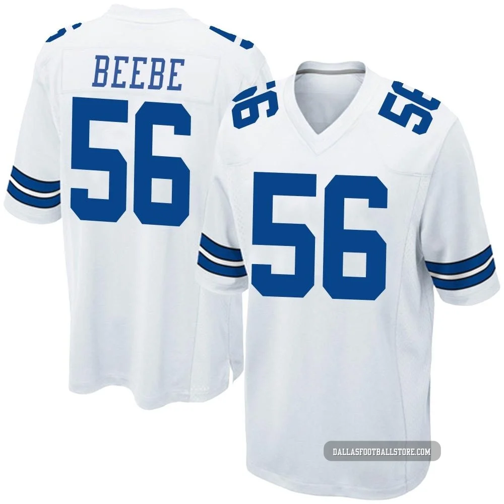 Cooper Beebe Dallas Cowboys ＃56 Game Youth White Jersey