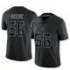 Cooper Beebe Dallas Cowboys ＃56 Limited Men's Black Reflective Jersey