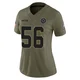 Cooper Beebe Dallas Cowboys ＃56 Limited Women's Olive 2025 Salute to Service Jersey
