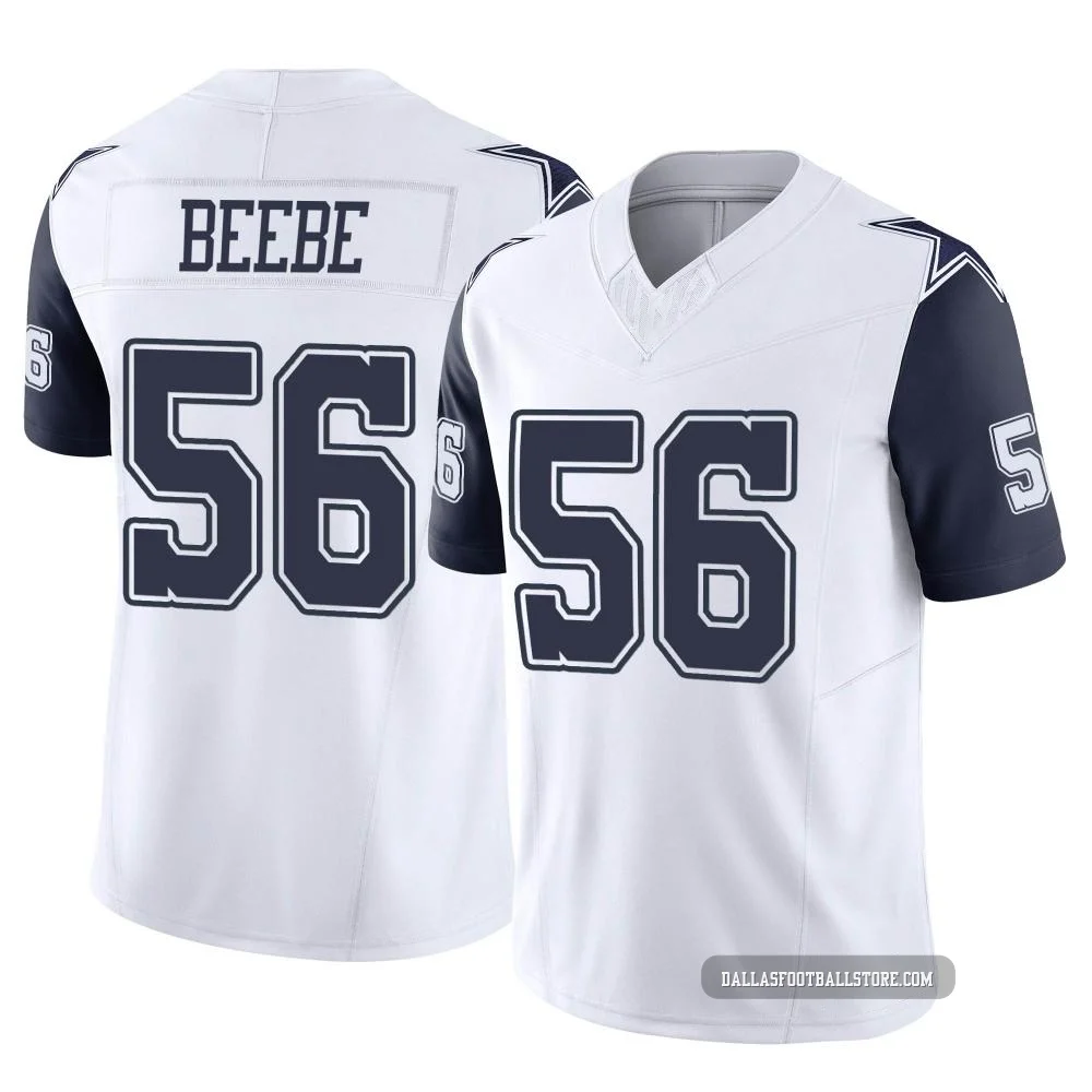 Cooper Beebe Dallas Cowboys ＃56 Limited Youth White 2nd Alternate Vapor F.U.S.E. Jersey