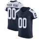 Custom Dallas Cowboys ＃00 Elite Men's Navy Alternate Vapor Untouchable Jersey