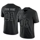 Custom Dallas Cowboys ＃00 Limited Youth Black Reflective Jersey