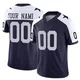 Custom Dallas Cowboys ＃00 Limited Youth Navy Alternate Vapor F.U.S.E. Jersey