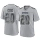 Dalvin Cook Dallas Cowboys ＃20 Game Men's Gray Atmosphere Fashion Jersey