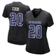 Dalvin Cook Dallas Cowboys ＃20 Game Women's Black Carbon Fashion Jersey