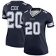 Dalvin Cook Dallas Cowboys ＃20 Legend Women's Navy Jersey
