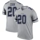 Dalvin Cook Dallas Cowboys ＃20 Legend Youth Gray Inverted Jersey