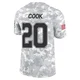 Dalvin Cook Dallas Cowboys ＃20 Limited Men's Arctic Camo 2024 Salute to Service Jersey