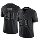 Dalvin Cook Dallas Cowboys ＃20 Limited Men's Black Reflective Jersey