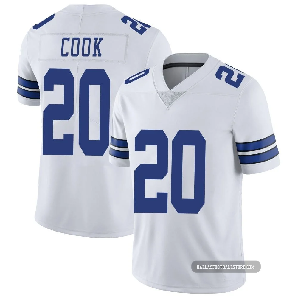 Dalvin Cook Dallas Cowboys ＃20 Limited Men's White Vapor Untouchable Jersey