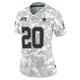 Dalvin Cook Dallas Cowboys ＃20 Limited Women's Arctic Camo 2024 Salute to Service Jersey