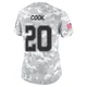 Dalvin Cook Dallas Cowboys ＃20 Limited Women's Arctic Camo 2024 Salute to Service Jersey