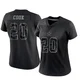 Dalvin Cook Dallas Cowboys ＃20 Limited Women's Black Reflective Jersey
