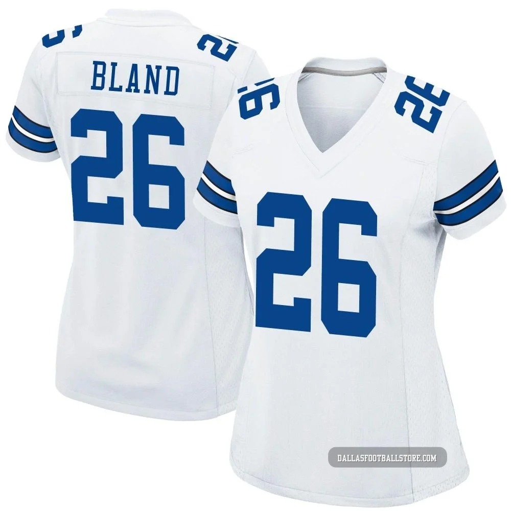 DaRon Bland Dallas Cowboys ＃26 Game Women's White Jersey