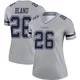 DaRon Bland Dallas Cowboys ＃26 Legend Women's Gray Inverted Jersey