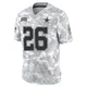 DaRon Bland Dallas Cowboys ＃26 Limited Men's Arctic Camo 2024 Salute to Service Jersey