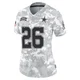 DaRon Bland Dallas Cowboys ＃26 Limited Women's Arctic Camo 2024 Salute to Service Jersey