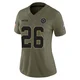 DaRon Bland Dallas Cowboys ＃26 Limited Women's Olive 2025 Salute to Service Jersey