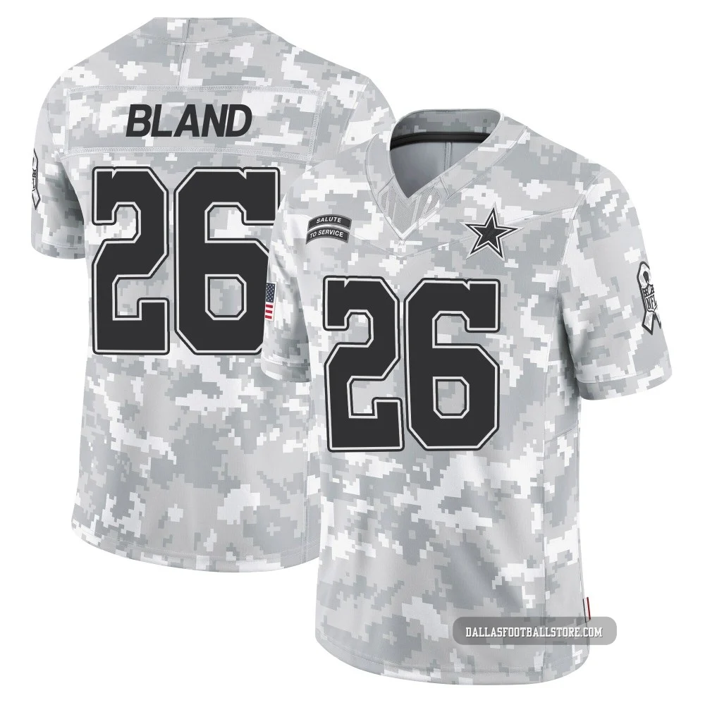 DaRon Bland Dallas Cowboys ＃26 Limited Youth Arctic Camo 2024 Salute to Service Jersey