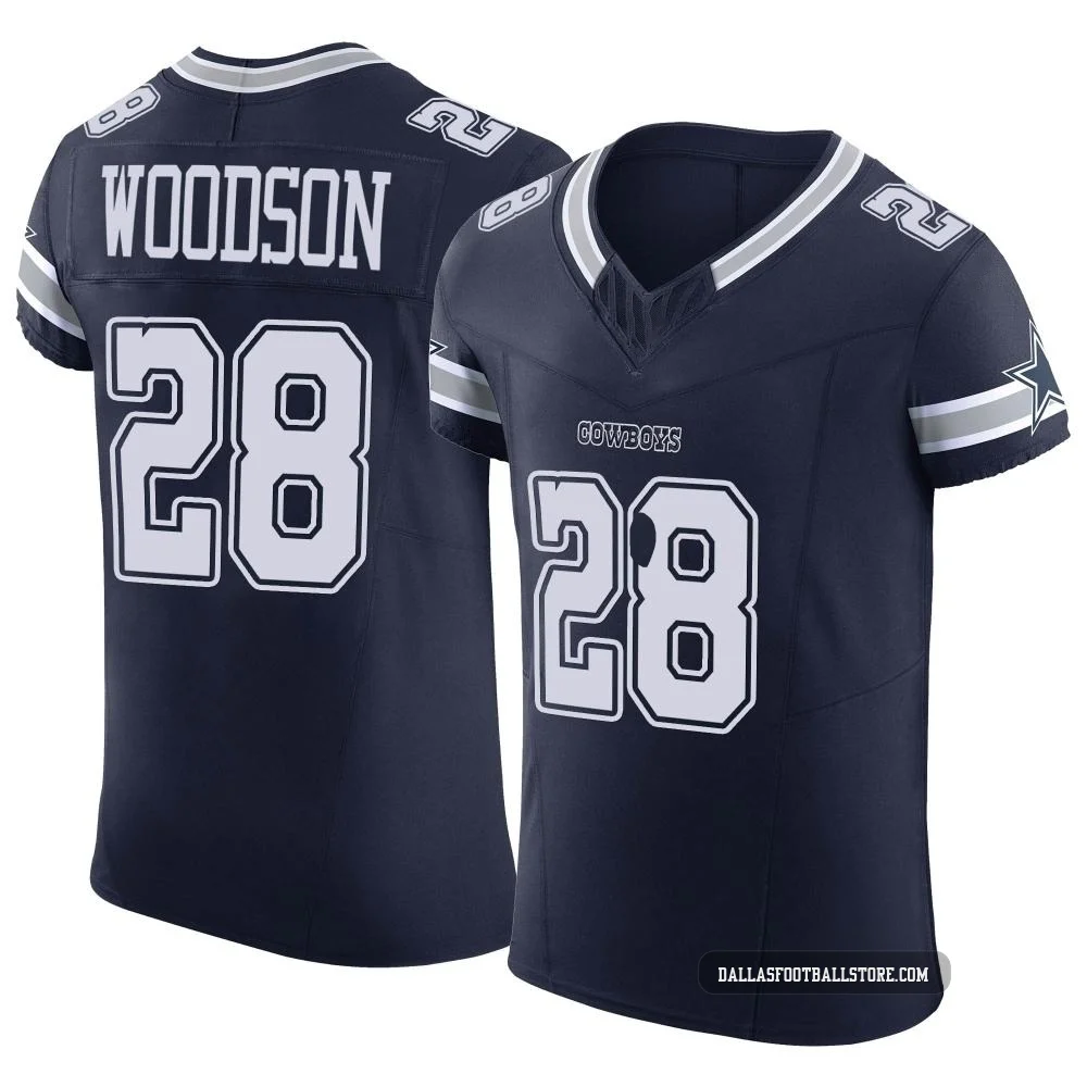 Darren Woodson Dallas Cowboys ＃28 Elite Men's Navy Vapor F.U.S.E. Jersey