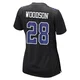 Darren Woodson Dallas Cowboys ＃28 Game Women's Black Carbon Fashion Jersey